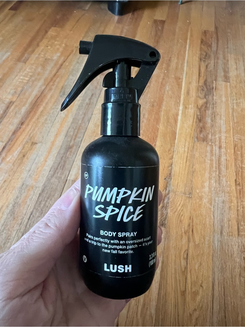 Lush Pumpkin Spice Body Spray 3.3 oz BRAND NEW